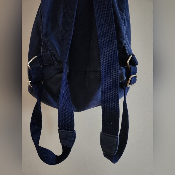 SOLD - Disney Backpack Blue/Red with Mickey, Duffy Duck and Goofy Embroided - Picture 6 of 14